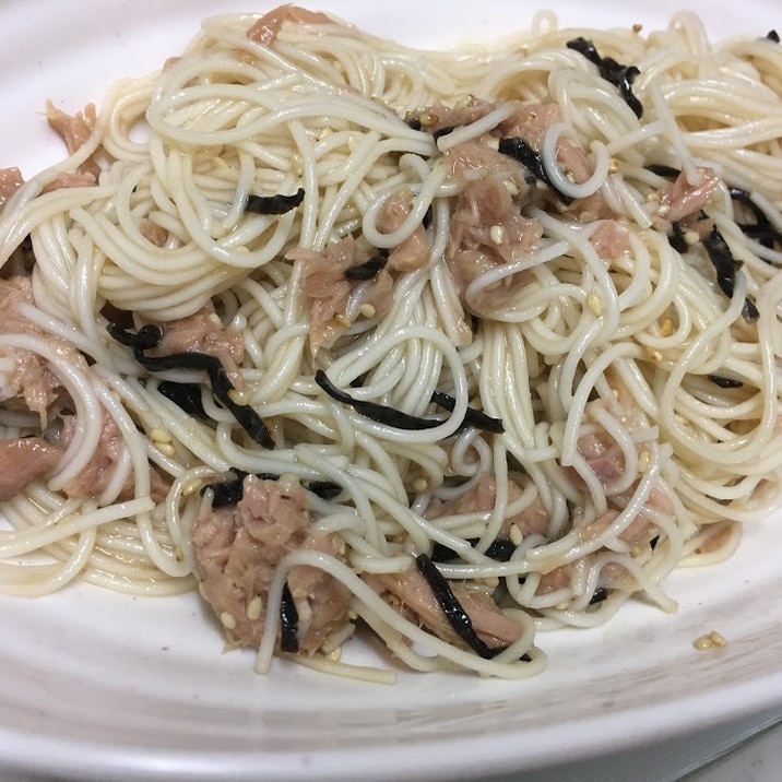 炒めないそうめんチャンプルー ツナ 塩昆布 レシピ 作り方 By Harutymama 楽天レシピ 炒めないそうめんチャンプルー ツナ 塩昆布 レシピ 作り方 By Harutymama 楽天レシピ